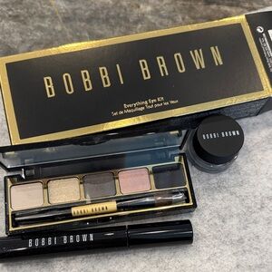 New never used. Bobbi Brown Eyeshadow Palette - Black, Gold, Pink Shades